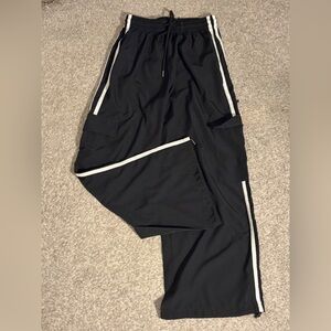 SHEIN Black Joggers with White Accents